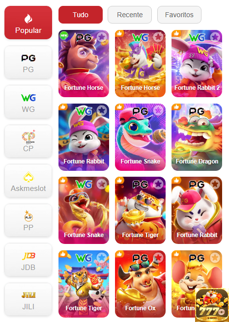 Experiência de Jogos 777o.com